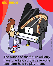 one key pianos
