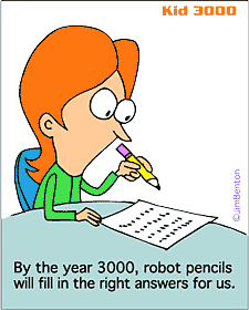 robot pencils